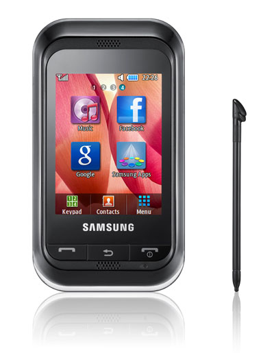 Samsung c3300i чёрного цвета
